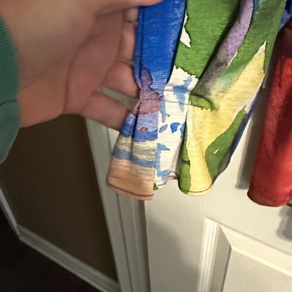 Colorful Abstract Women's Top - Picture 3 of 6